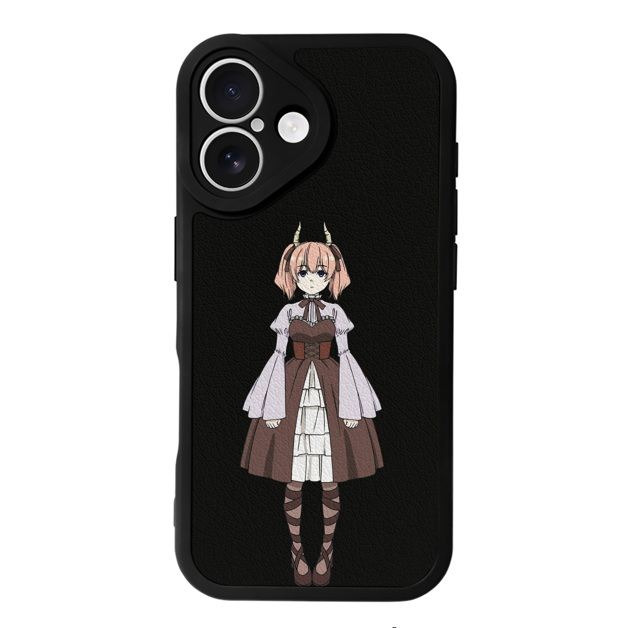（画像用） 葬送のフリーレン Frieren 【iPhone 16シリーズ対応】シリコンスマホケース（レザー調） 材質：シリコン